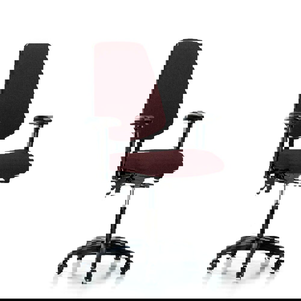 Task Chair: Olefin, Burgundy